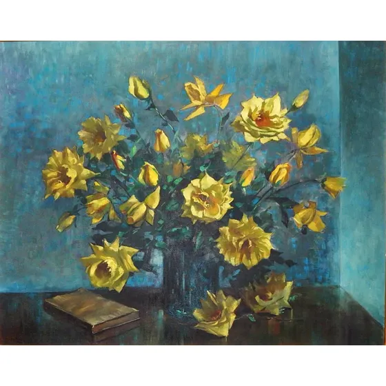 Lopez Mendez Cuadro Original Año: 1960, Medida: 78 X 99 Cm