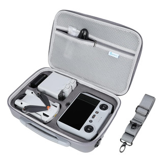 Estuche Para Dron Dji Mini 3 Pro Con Asa Y Correa Color Gris Estuche Para Dron Dji Mini 3 Pro Con Asa Y Correa Color Gris