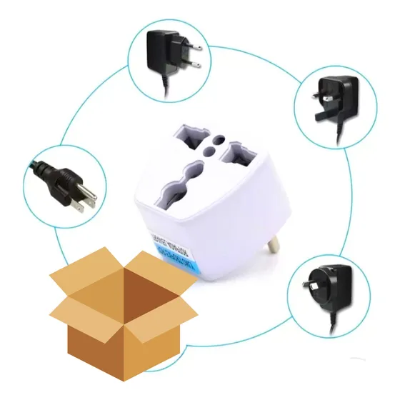 Clavija Adaptador De Corriente Universal 500 Piezas 127 V