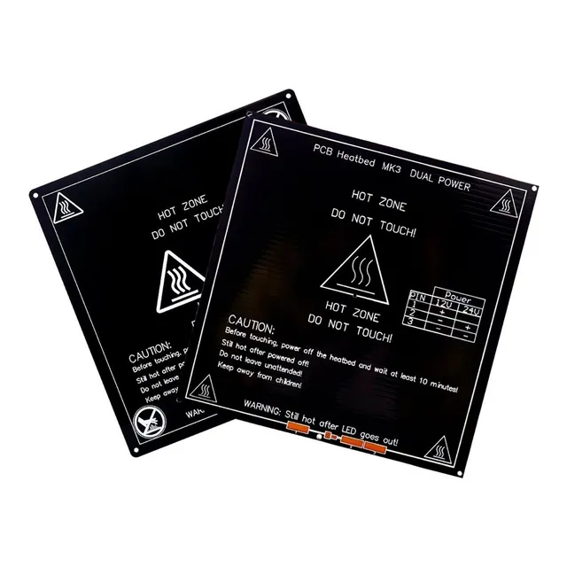 Cama Caliente De Aluminio Para Impresora 3d Mk3 12v/24v 214x