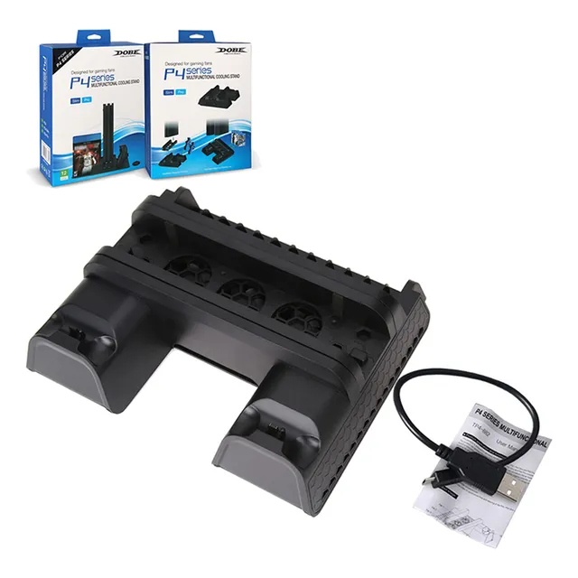 Base Carga Ventilacion Y Soporte Juegos Para Ps4 Slim Pro
