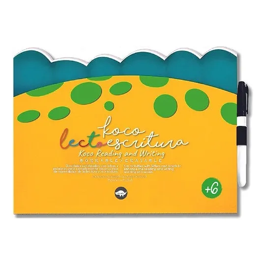 Libro Borrable Koco Lectoescritura Para Niños
