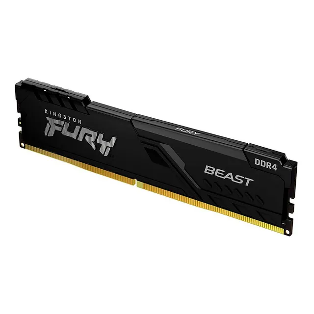 Memoria Ddr4 Kingston 16gb 3200mhz Fury Beast 2x8gb Negro Kf