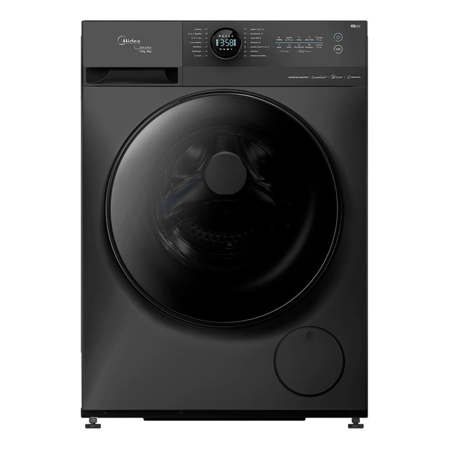 Lava E Seca 13kg Midea Mf200d130wb/gk-01 Healthguard Titanium Conectada Cor Preto 110v Lava E Seca 13kg Midea Mf200d130wb/gk-01 Healthguard Titanium Conectada Cor Preto 110v
