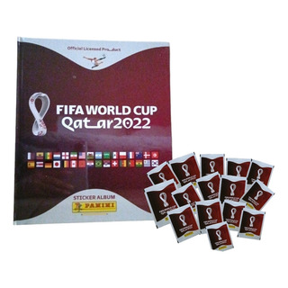 Álbum Pasta Dura Mundial Qatar 2022+ 10 Sobres Estampas Pani Álbum Pasta Dura Mundial Qatar 2022+ 10 Sobres Estampas Pani