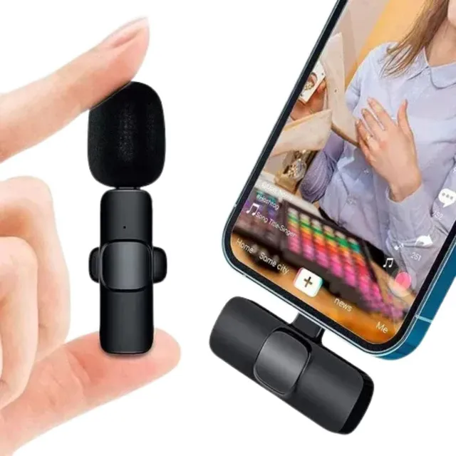 Micrófono Inalámbrico Clip-on 360° Usb-c