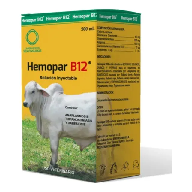 Hemopar B12 Inyectable X500 Ml