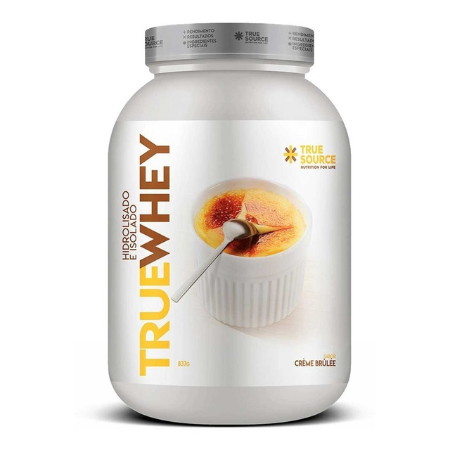 Suplemento True Whey True Source Whey Protein Isolado E Hidrolisado Pote De 837g Sabor Cre... Suplemento True Whey True Source Whey Protein Isolado E Hidrolisado Pote De 837g Sabor Cre...