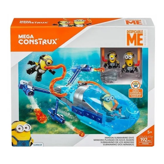 Mega Construx Submarino De Los Minios 192 Piezas