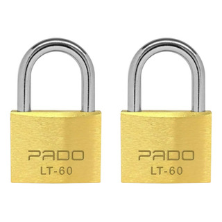 Kit 2 Cadeado Latão Pado 60mm 2 Chaves Grande Não Enferruja Kit 2 Cadeado Latão Pado 60mm 2 Chaves Grande Não Enferruja