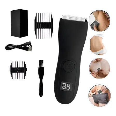 Maquina Maquininha De Raspar Pelos Partes Íntimas Do Homem Preto 127/220v