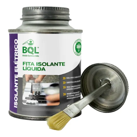 Fita Isolante Líquida Incolor 225ml Biolub C/ Aplicador