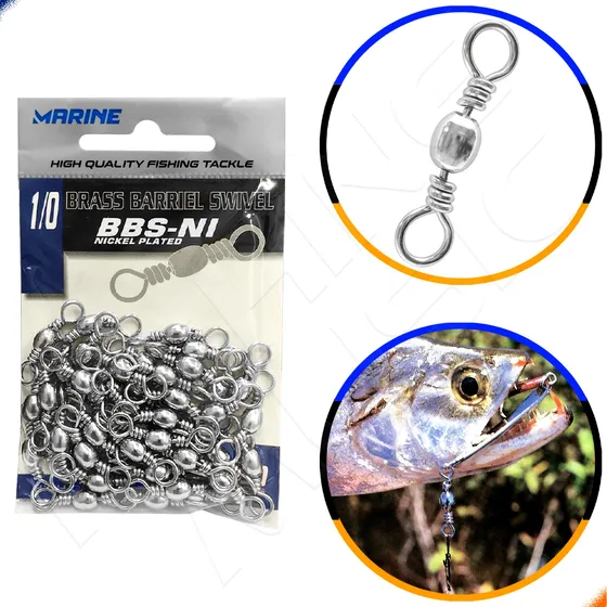 Girador Bbs Nickel Para Pesca Ct 1 C/50 - Marine Sports