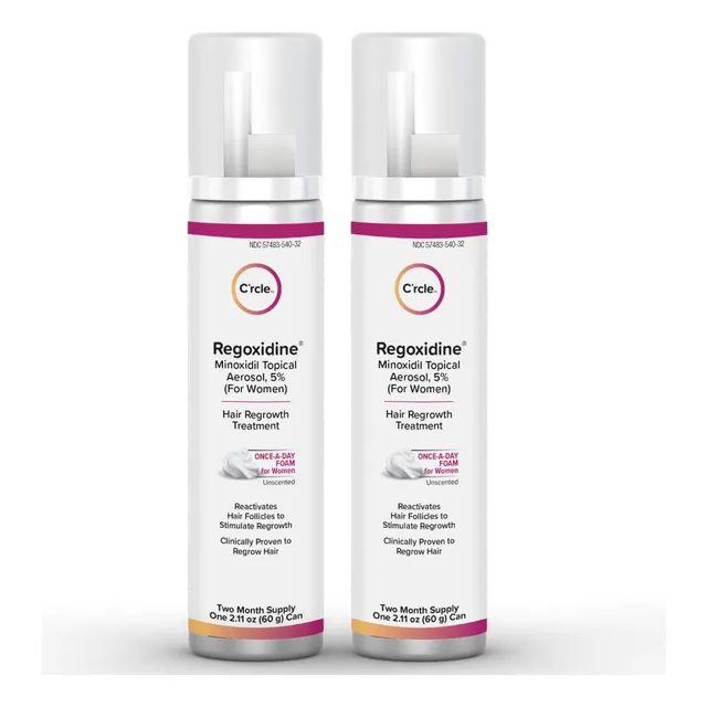 Tratamiento De Pérdida De Cabello Con Espuma De Minoxidil Al