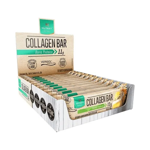 Collagen Bar Torta De Limao 10 Unidades De 50g Nutrify