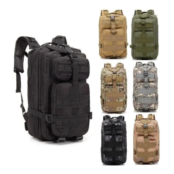 Bolso Morral Escolar Impermiable Tipo Tactico Multifunción