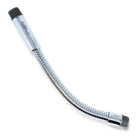 Brazo Flexible Acero Inox P/ Regadera C/chapeton 45-f Rugo