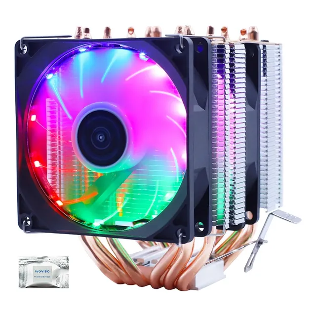 Disipador Cpu Wovibo 6 Heatpipes Intel Y Amd Am4 Rgb