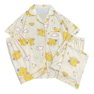 Pijama De Verano Pom Pom Purin Sanrio, Dibujos Animados Pijama De Verano Pom Pom Purin Sanrio, Dibujos Animados