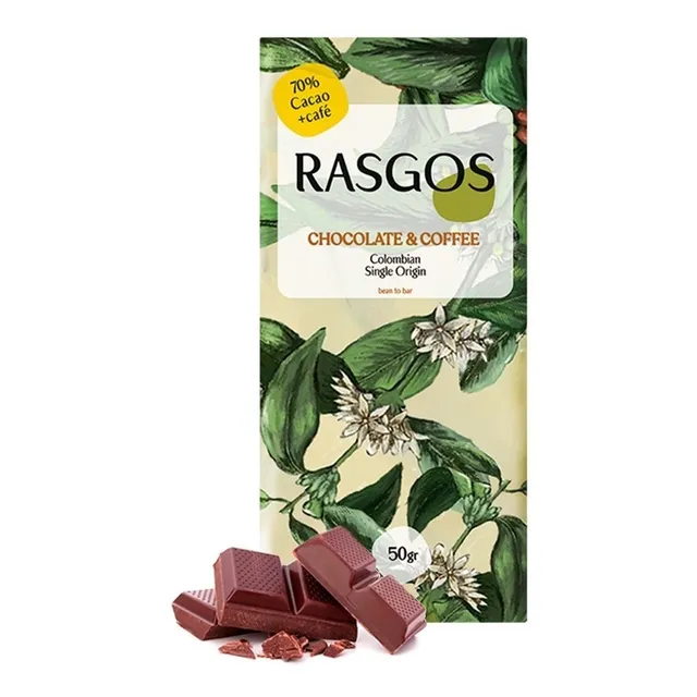Chocolatina Cacao 70% Con Cafe - Kg a $388