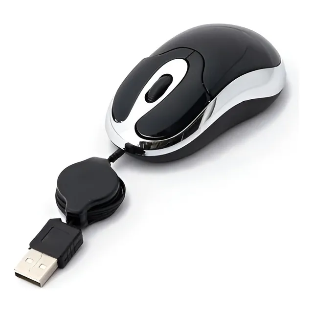 Mouse  Retractil Optico Ditron 3200dpi Mini