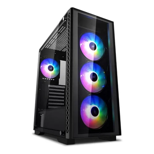 Gabinete Deepcool Matrexx 50 Add-rgb + 4 Coolers Argb Color Negro