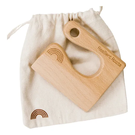 Resilient Roots Cuchillo De Madera Para Niños, Cuchillo Para
