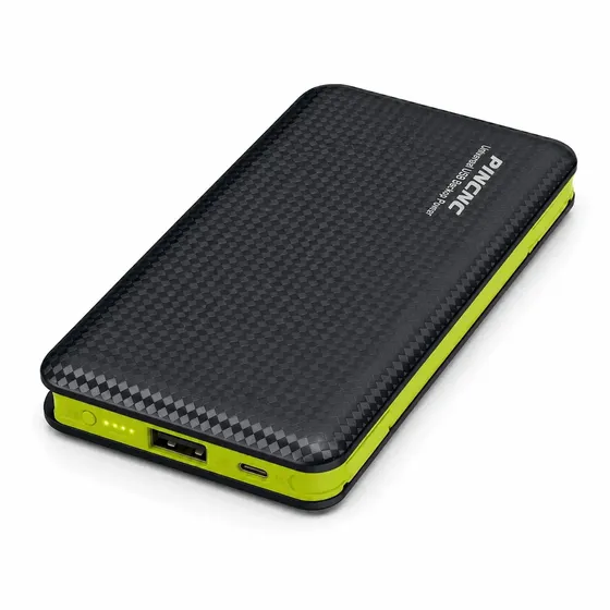 Power Bank Pincnc 10000mAh Carregador Portátil USB Carga Rápida Phone Android