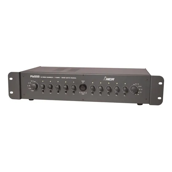 Amplificador Som Ambiente Pw550 10 Canais X 50 Watts Nca Ysm