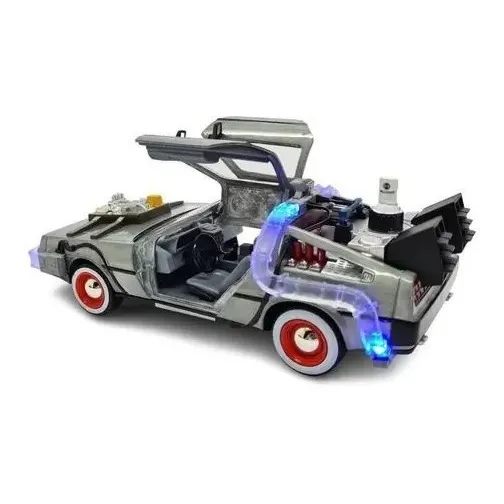 Miniatura Delorean De Volta Para O Futuro3 C/luz 1/24 Jada
