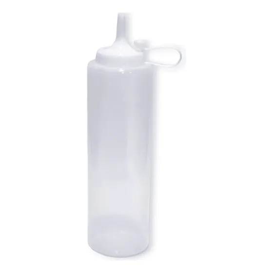 Pomo Aderezo Mostacero Transparente Gastronómico Con Tapa Chico
