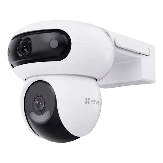 Ezviz H90 Dual 2k+ Cámara De Seguridad Wifi 4mp+4mp Pt 360° Color Blanco