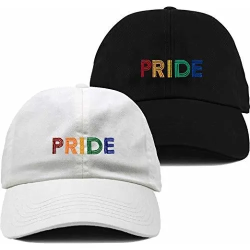 Igbtq Papa Hat Paquete: 1 Orgullo Blanco, 1 Orgullo 7cqph