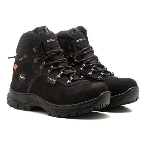 Bota Trekking Keady Cuero Genuino Plantilla Confort Horma Gr