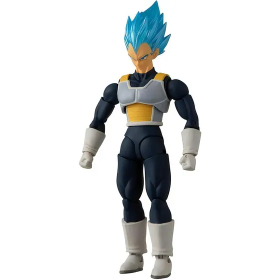 Ssj Blue Vegeta Dragon Ball Evolve Figura Articulada Bandai