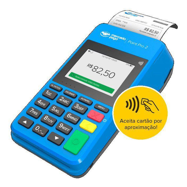 Maquininha De CartĂŁo Point Pro2 Mercado Pago - Chip Vivo - Distribuidor Autorizado Maquininha De CartĂŁo Point Pro2 Mercado Pago - Chip Vivo - Distribuidor Autorizado