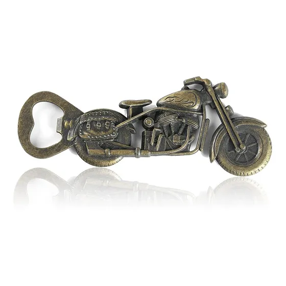 Abridor Botella Motocicleta Antigua Sacacorcho Para Bar