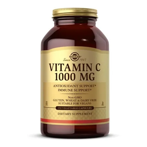 Solgar Vitamina C 1000mg 250caps Sabor Neutro