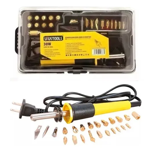 Pirograbador 30w Cautin Germany + Puntas X22 Unds Pro
