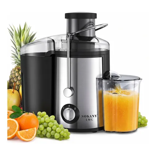Processador Centrífuga De Suco 1500w Inox 2 Velocidades Prateado