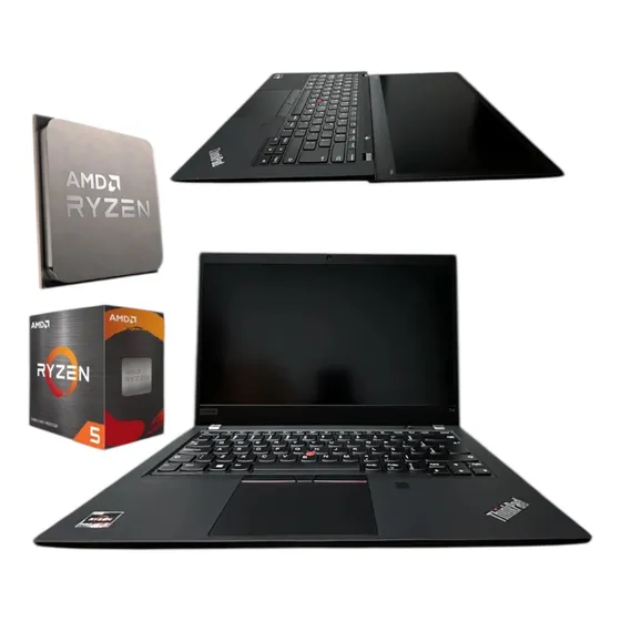 Notebook Lenovo Thinkpad T14 Rizem 5pro 2,10ghz 16gb Ssd 256 Preto