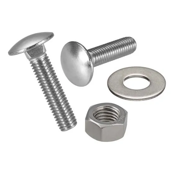 Pack Perno Coche 1/4x2.1/2 + Tuerca + Golilla Clbra (100 Un)