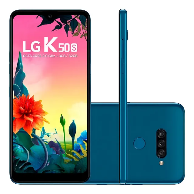 Smartphone LG K50s 32gb 4g Octa-core 3gb Ram Tela 6,5 Azul - Aceitável (Recondicionado)