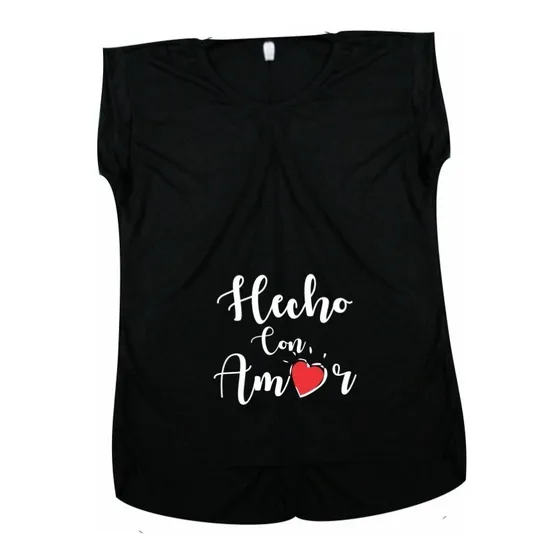 Remera Embarazada Mujer Hecho Con Amor - Novedad! Unicas!