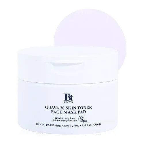 Benton Guava 70 Piel Toner Face Mask Pad 70 Láminas - Gw377
