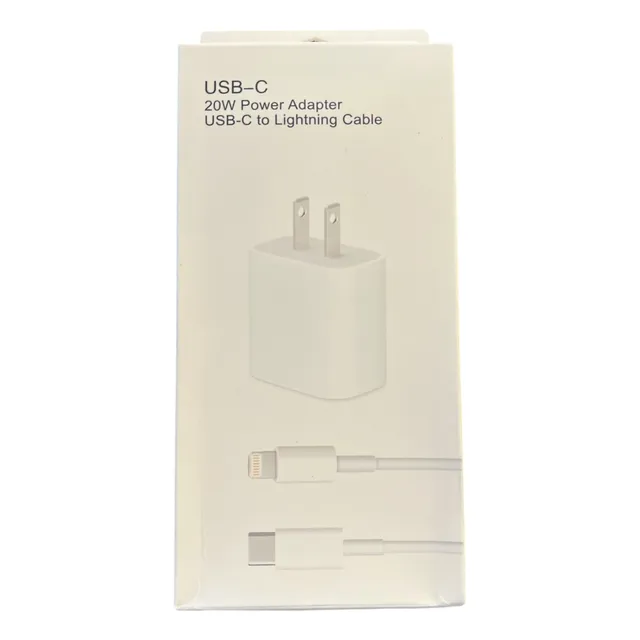 Cargador 20w iPhone Carga Rapida