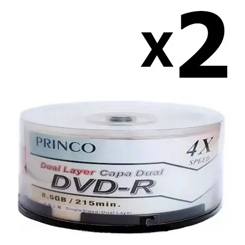 Dvd Dual Layer 8.5 Gb 215 Min 100% Pack  *oferta*