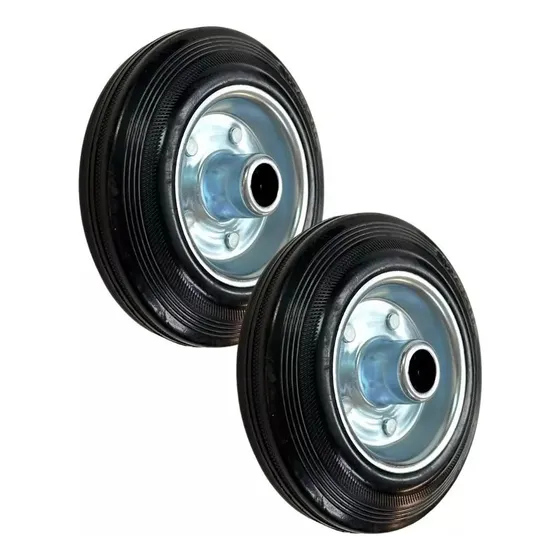 Ruedas Maciza Para Carro - 8 Pulgadas - 2 Unid
