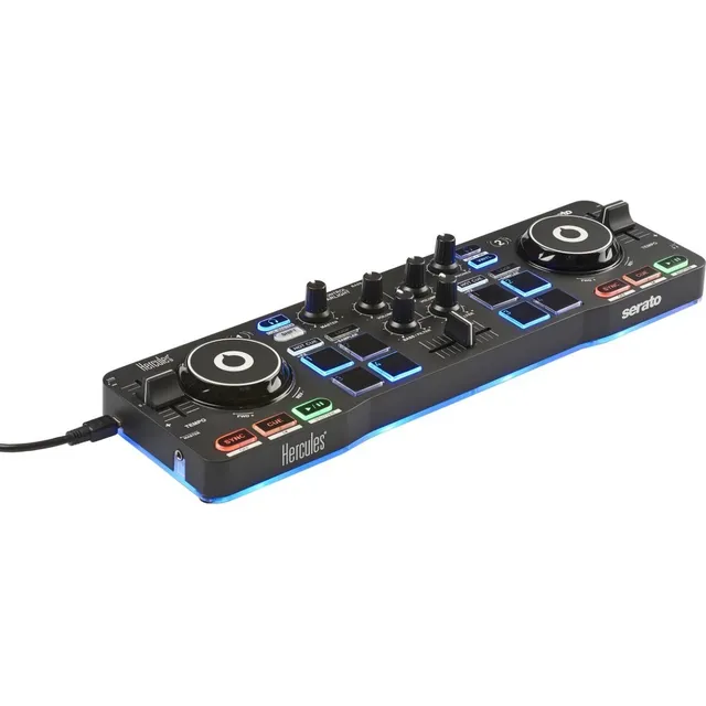 Controlador DJ Hércules DJControl Starlight negro de 2 canales