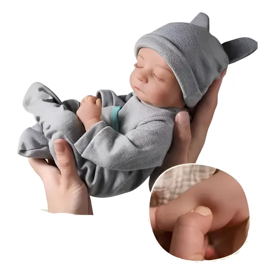 Muñeca Bebé Real Reborn Con Ropa Y Accesorios Lavable